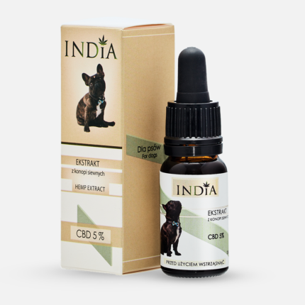 India 5% CBD extract for dogs, 10 ml